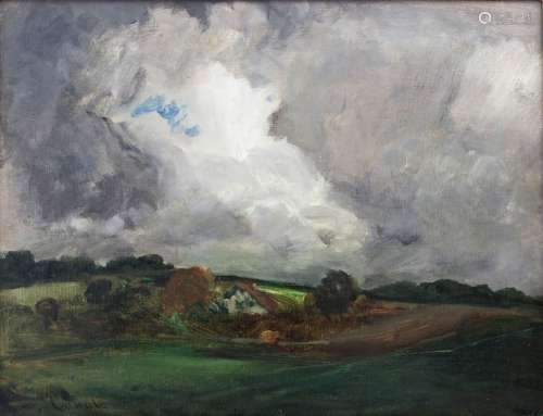 Gilbert von Canal (1849 1927), 'Landschaft mit Gew…