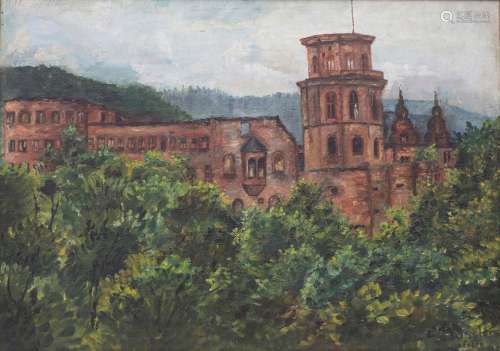 E. Geissler (20. Jh.), 'Heidelberger Schloss' / 'T…