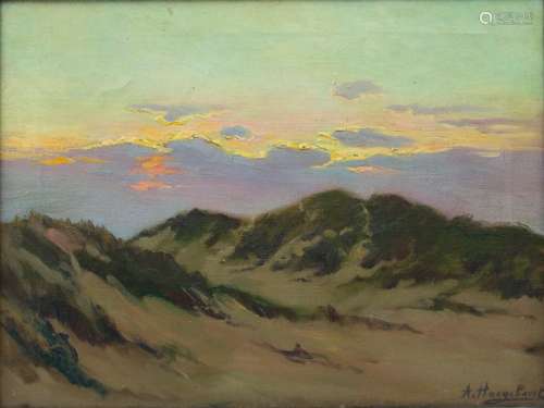 Arthur Haegebaert (1876 1942), 'Dünenlandschaft im…