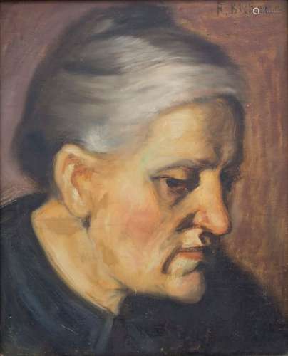 Reinhold Bicher (1895 1975), 'Porträt einer alten …