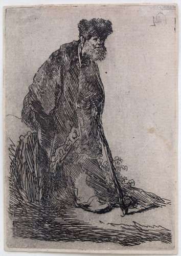 Rembrandt (1606 1669), 'Bärtiger Würdenträger' / '…