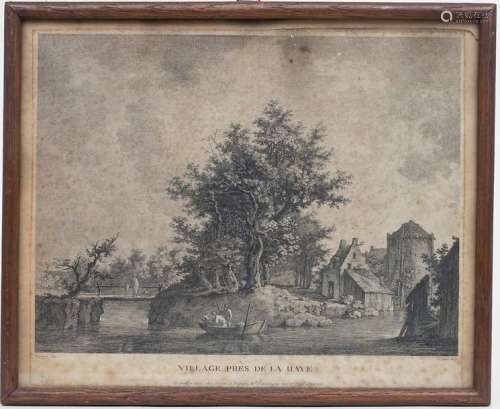 Nicolas Colbert (1750 1806), 'Village près de la H…