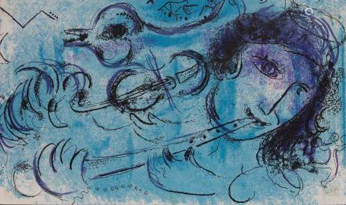 Marc Chagall (1887 1985), 'Der Flötenspieler' / 'T…