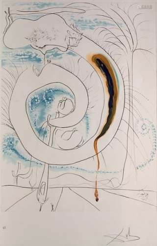 Salvador Dali (1904 1989), 'Le cercle visceral du …