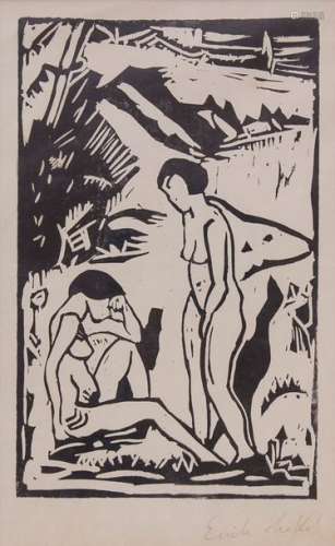 Erich Heckel (1883 1970), 'Am Strand' / 'By the be…