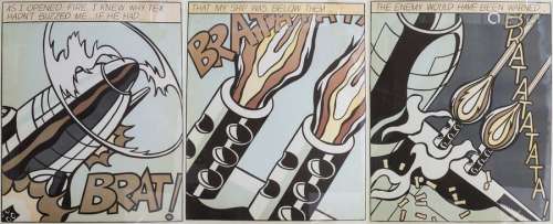 Roy Lichtenstein (1923 1997), Triptychon 'As I ope…