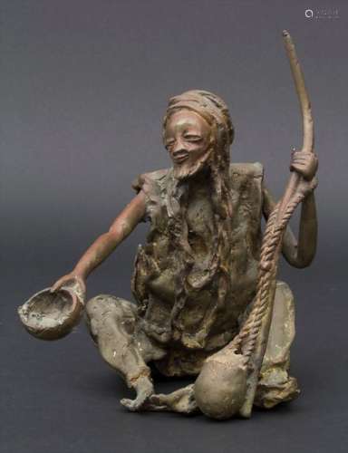 Bronzefigur 'Bettler' / A bronze figure 'Beggar', …