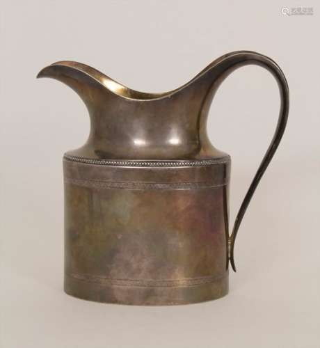 Empire Weinkrug / A silver Empire wine pot, Abel E…