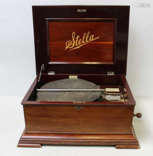 STELLA. Brevette Music Box and Disc