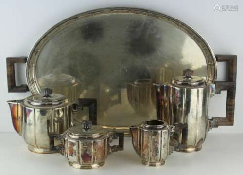 SILVER. Bruckmann & Sohne German .800 Silver Tea