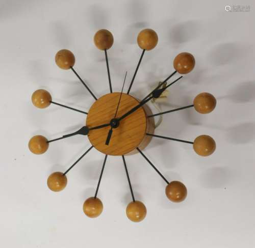 MIDCENTURTY. George Nelson Ball Clock By