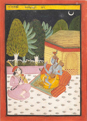 Kedara ragini Bundi, circa 1750