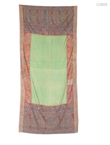 A woven wool shawl Kashmir, circa 1820