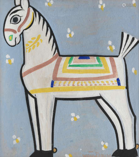 Horse Jamini Roy(India, 1887-1972)