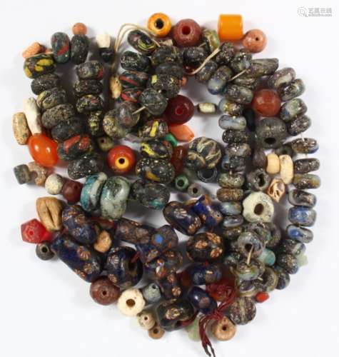 ROMAN GLASS BEADS, and other items (QTY).