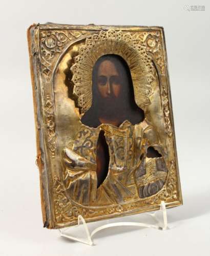 CHRIST, with silver gilt cover. Maker: N.A. 1861. 7ins x 5.5ins.