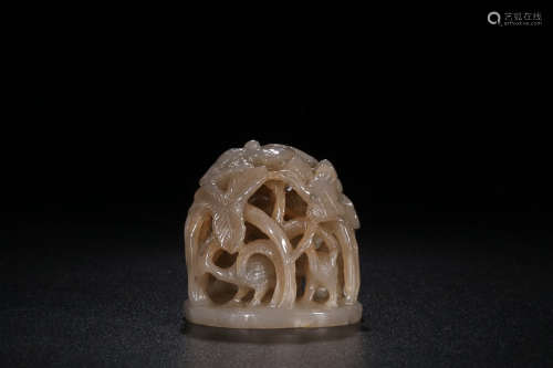 HETIAN JADE YILU-LIANKE CENSER TOP