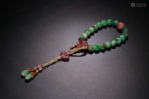 JADEITE 18 BEADS BRACELET