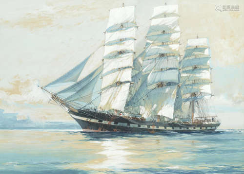The clipper ship Euphrosyne Jack Spurling(British, 1871-1933)