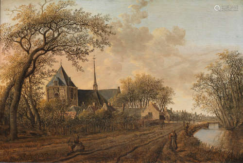 Anthony Jansz. van der Croos(The Hague 1606-1662) A view of the village of Wateringen