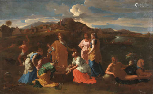 After Nicolas Poussin18th Century The Finding of Moses