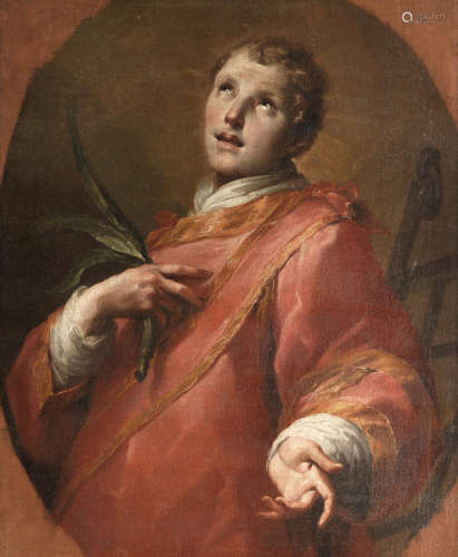 Francesco Corneliano(Milan 1740-1815) Saint Lawrence, within a painted oval