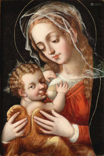 Manner of Joos van Cleve17th Century The Madonna and Child