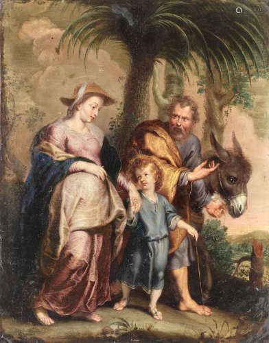 After Sir Peter Paul Rubens17th Century The Return of the Holy Family from Egypt