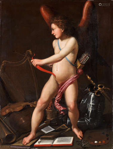 Attributed to Giovanni Battista Vanni(Florence 1600-1660 Pistoia) Love Triumphant