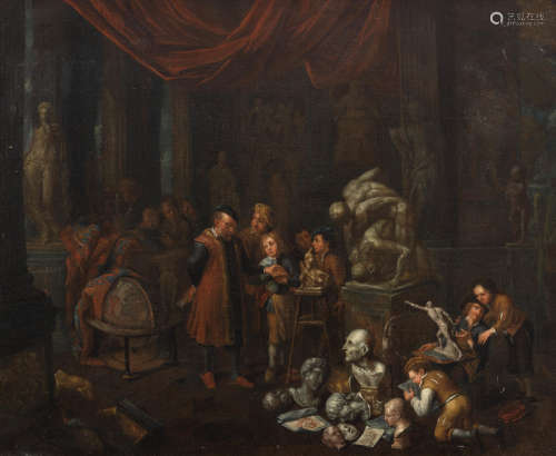 Balthasar van den Bossche(Antwerp 1681-1715) The Sculptor's Studio