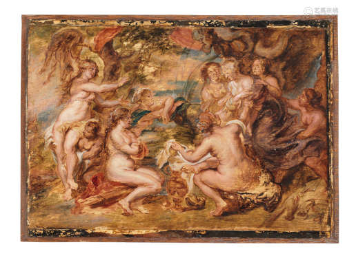 Studio of Sir Peter Paul Rubens(Siegen 1577-1640 Antwerp) Diana and Callisto