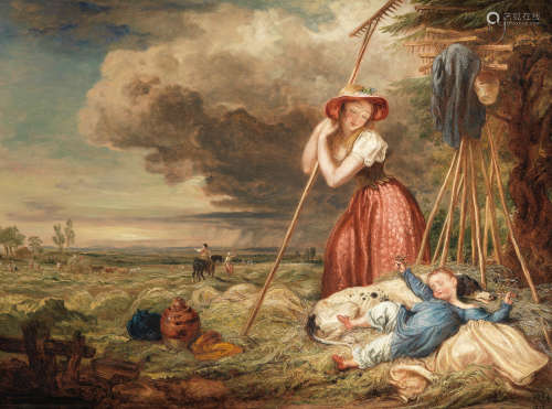 James Ward R.A.(London 1769-1859 Cheshunt) The Haymakers