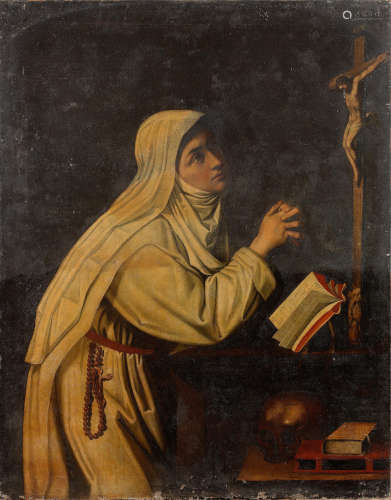 After Cristofano Allori17th Century Saint Catherine of Siena unframed