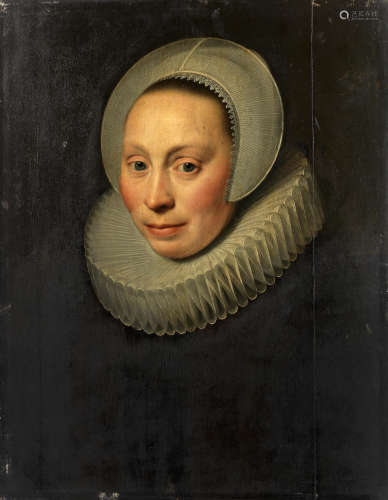 Circle of Jan Anthonisz. van Ravesteyn(The Hague circa 1570-1657) Portrait of a lady, bust-length, in black costume and white ruff