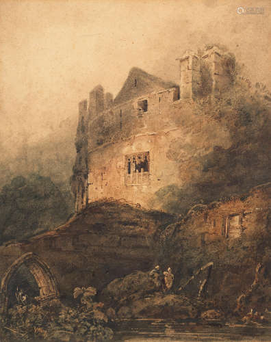 John Sell Cotman(Norwich 1782-1842 London) Chepstow Castle