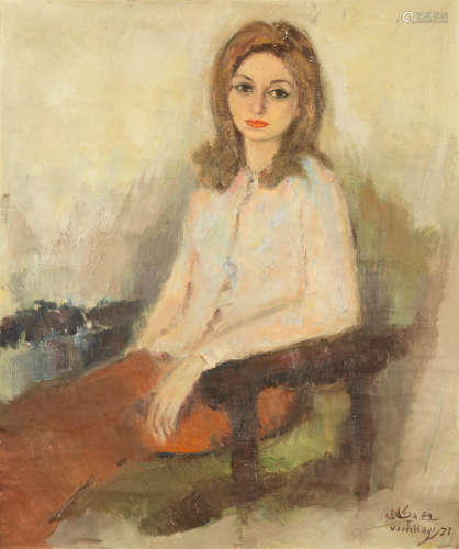 Portrait of Pari Mehdi Vishkai(Iran, 1920-2006)