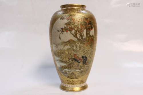 19th.C Japanese Porcelain Vase