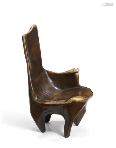 Crypto 10 Armchair1985for Sawaya and Moroni, patinated bronzeheight 35 1/4in (89.5cm); width 22 1/2in (57.1cm); depth 19in (48.2cm)  Sido (1936-1986) and Francois Thevenin (1931-2016)
