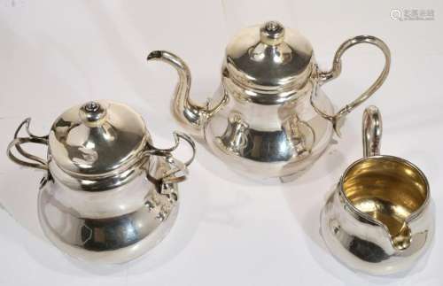 19C Imperial Russian Silver Tea Set