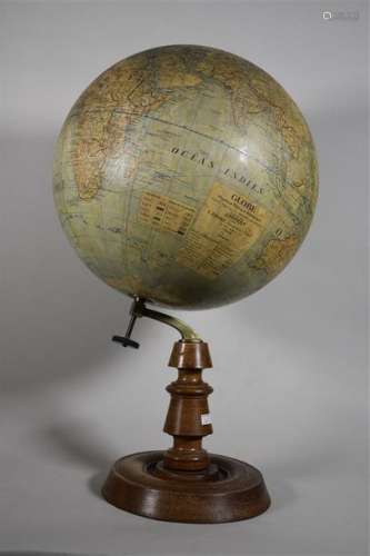 Grande mappemonde : globe physique, politique et h…