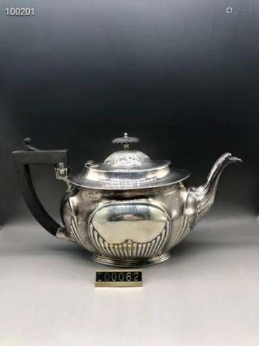 British Silver Teapot