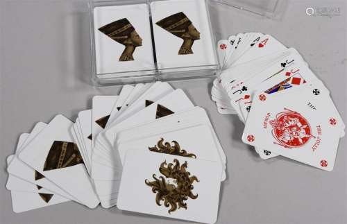 B.P. GRIMAUD. Deux jeux de 52 cartes à jouer B.P. …