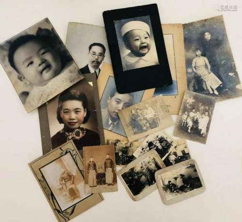 Group of Old Chinese Photography