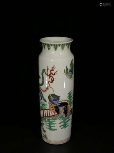 Republican Chinese Doucai Porcelain Vase