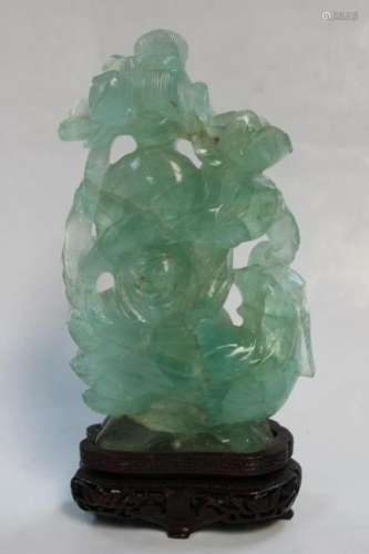 Green Quartz Figurine