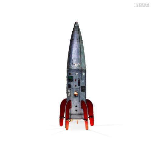 Rocketshipcirca 1970mixed mediaheight 140 1/2in (356.8cm); width 48in (121.9cm); depth 43in (109.2cm)  Baron Margo (Born 1939)