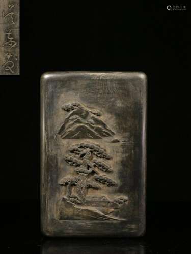 Qing Chinese Hand Made Inkwell, 
