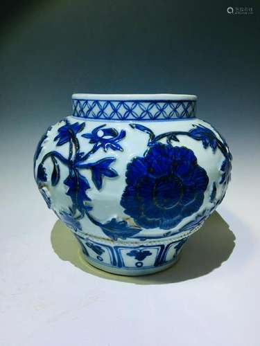 Chinese Blue and White Porcelain Jar