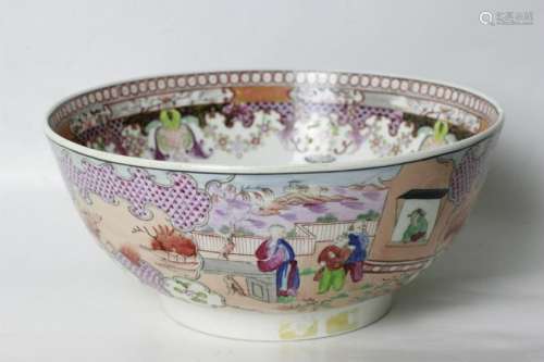 18th-19th.C Chinese Famille Rose Porcelain Bowl