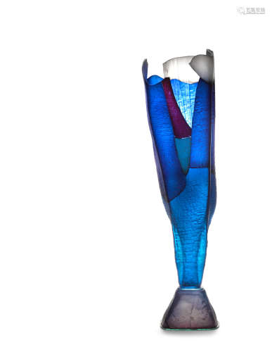 Sculpture1995blown and painted glass, inscribed 'DANNY PERKINS 1995 UND 612 GLASS VIOLA'height 39 1/2in (101cm); width 10in (26cm); depth 9 1/4in (23.5cm)  Danny Perkins (born 1955)